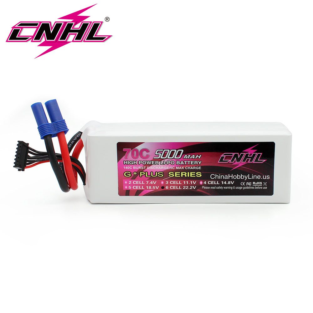CNHL Lipo 6S 22.2V 5000MAh 70C - đánh giá và giá 6S Lipo Battery 22.2V 5000Mah