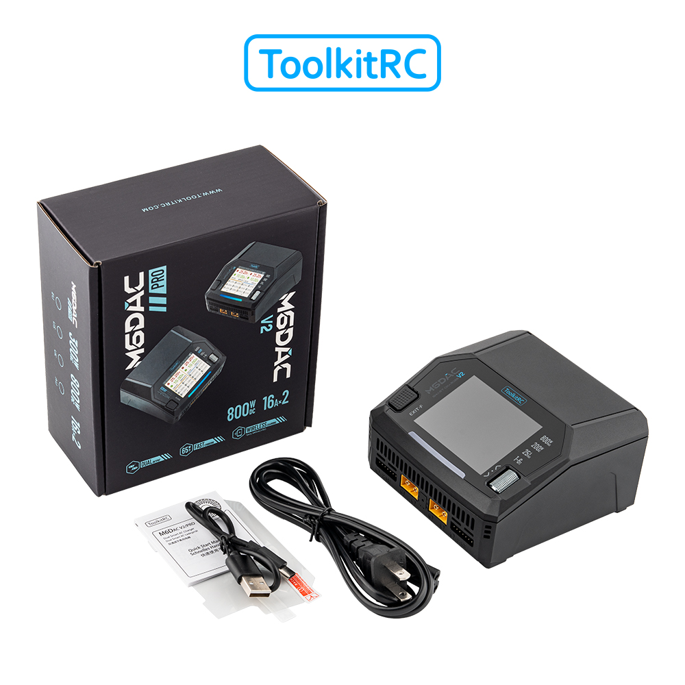 ToolkitRC M6DAC V2 M6DAC Pro D - đánh giá và giá Toolkitrc M6Dac Smart Charger