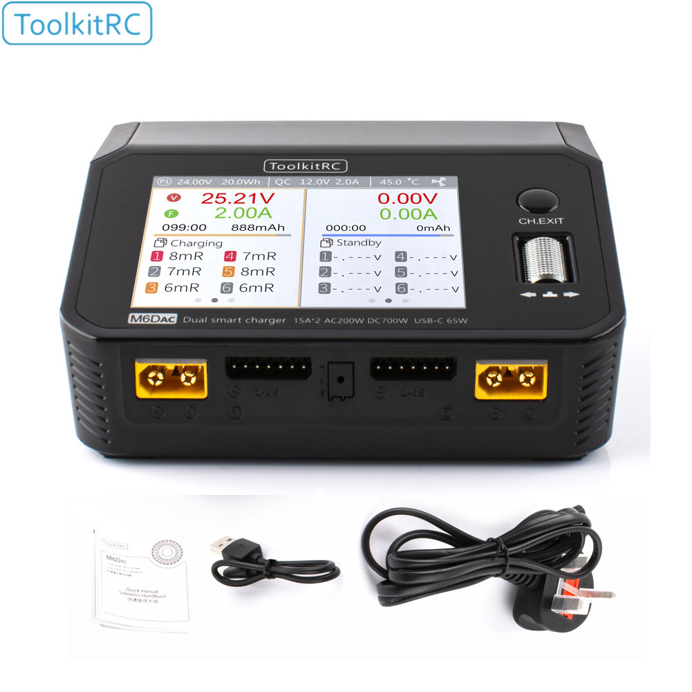 ToolkitRC M6DAC Dual Channel S - đánh giá và giá Toolkitrc M6Dac Smart Charger