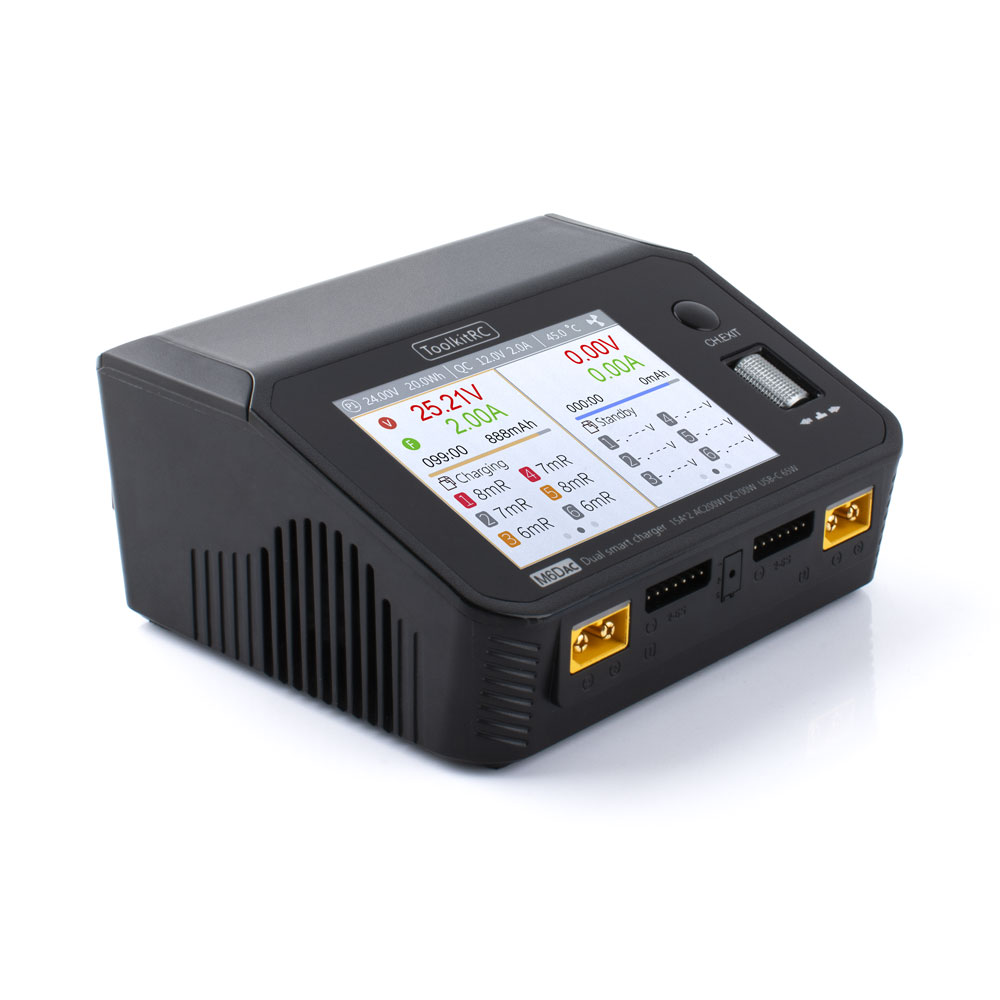 ToolkitRC M6DAC Dual Channel S - đánh giá và giá Toolkitrc M6Dac Smart Charger