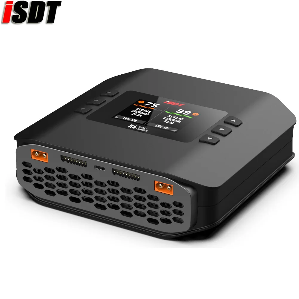 K4 Dual Battery Charger AC 400 - đánh giá và giá Isdt K4 Dual Lipo Charger