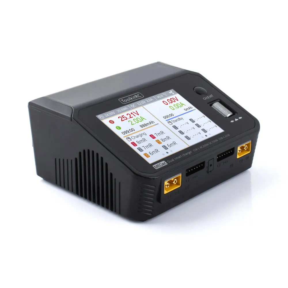 ToolkitRC M6DAC AC 200W DC 700 - đánh giá và giá Toolkitrc M6Dac Smart Charger
