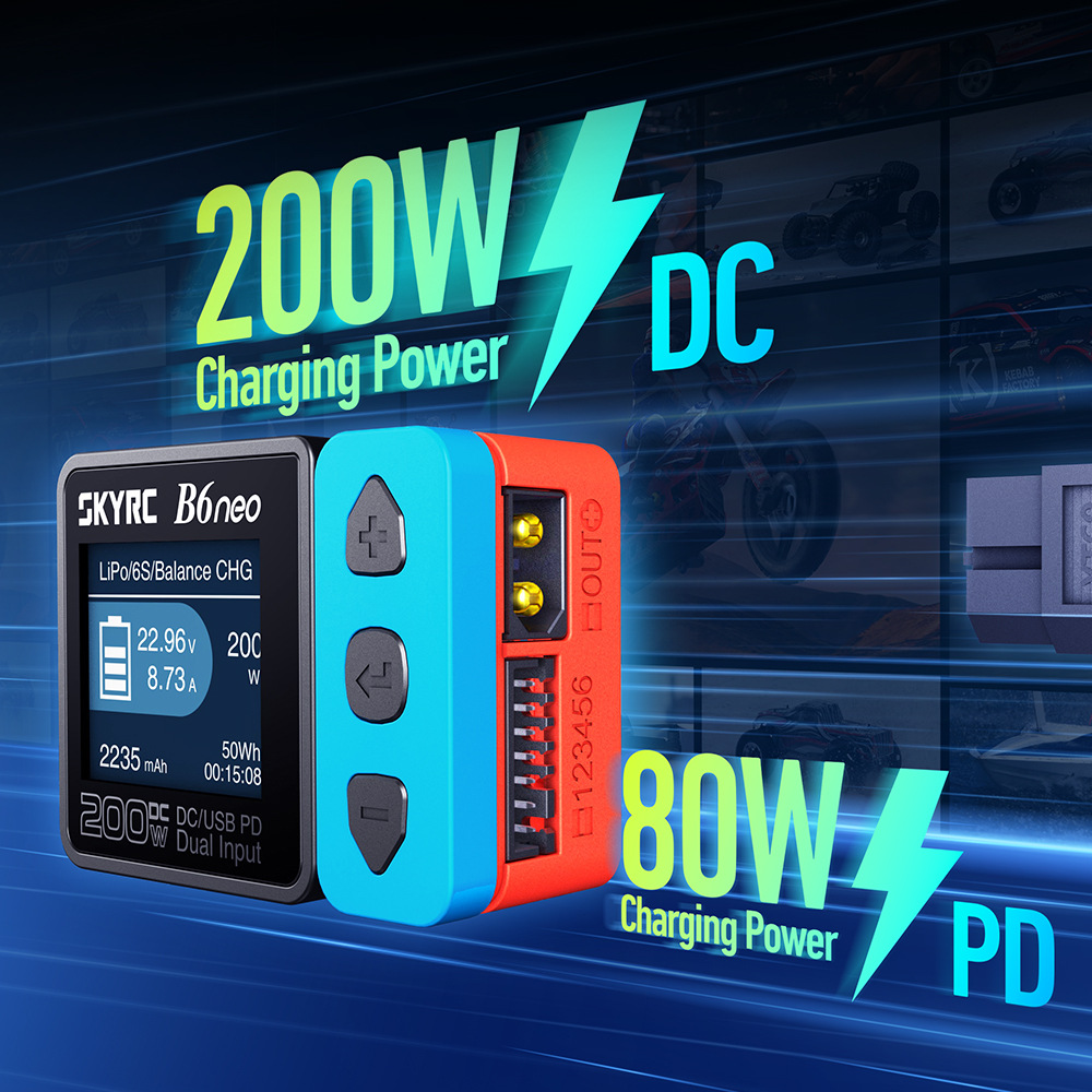 SkyRC B6 Neo Smart Charger DC  - đánh giá và giá Skyrc B6 Neo Smart Charger