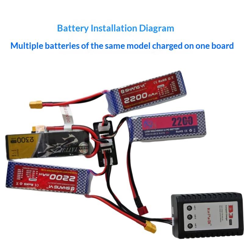 1 Set RC Battery Charger B6AC  - đánh giá và giá 12S Lipo Battery Balancing Board