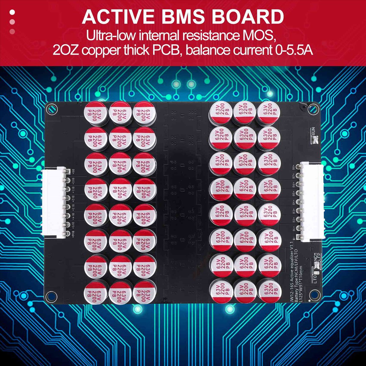 *ONE DAY 12S 13S 14S 15S 16S A - đánh giá và giá 12S Lipo Battery Balancing Board